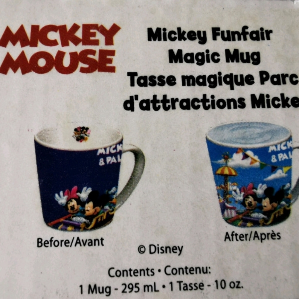 Pair of NEW Disney Mickey Funfair Magic Mugs